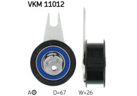 Tensioner Pulley, timing belt VKM 11012 SKF