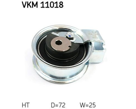 Tensioner Pulley, timing belt VKM 11018 SKF