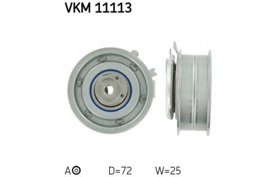 Tensioner Pulley, timing belt VKM 11113 SKF