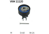Tensioner Pulley, timing belt VKM 11120 SKF