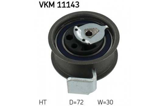 Tensioner Pulley, timing belt VKM 11143 SKF