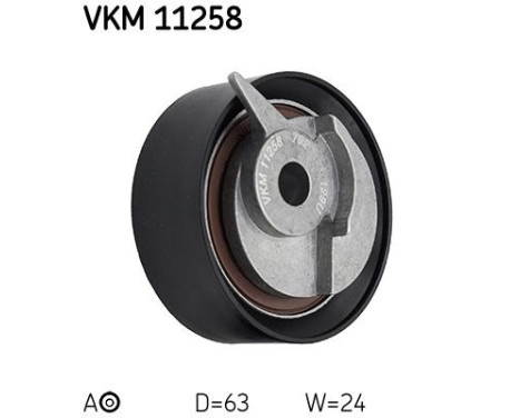 Tensioner Pulley, timing belt VKM 11258 SKF
