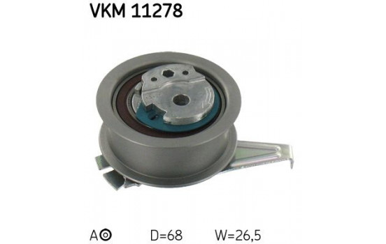 Tensioner Pulley, timing belt VKM 11278 SKF