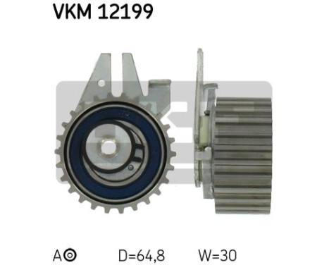 Tensioner Pulley, timing belt VKM 12199 SKF