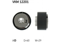Tensioner Pulley, timing belt VKM 12201 SKF