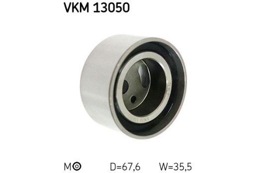 Tensioner Pulley, timing belt VKM 13050 SKF, Image 2