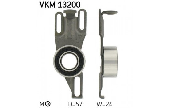 Tensioner Pulley, timing belt VKM 13200 SKF