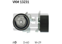 Tensioner Pulley, timing belt VKM 13231 SKF