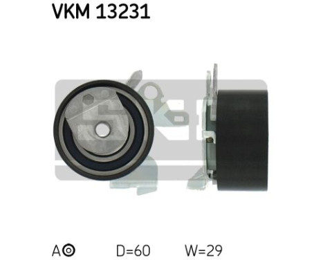 Tensioner Pulley, timing belt VKM 13231 SKF