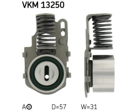 Tensioner Pulley, timing belt VKM 13250 SKF