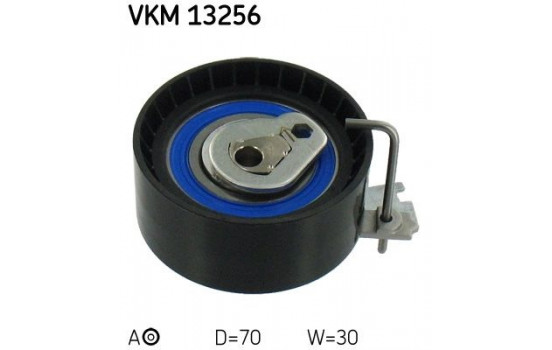 Tensioner Pulley, timing belt VKM 13256 SKF