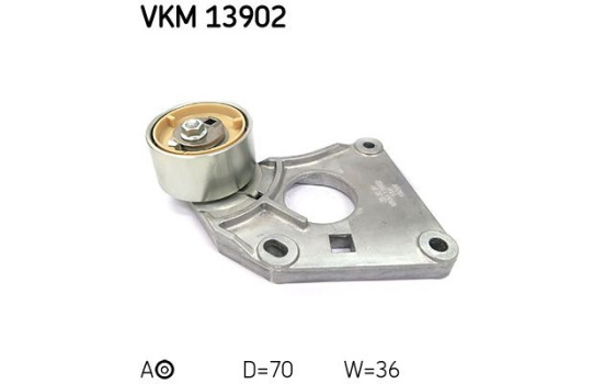Tensioner Pulley, timing belt VKM 13902 SKF
