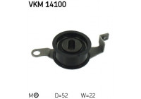 Tensioner Pulley, timing belt VKM 14100 SKF