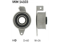 Tensioner Pulley, timing belt VKM 14103 SKF
