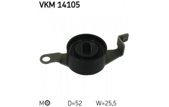 Tensioner Pulley, timing belt VKM 14105 SKF