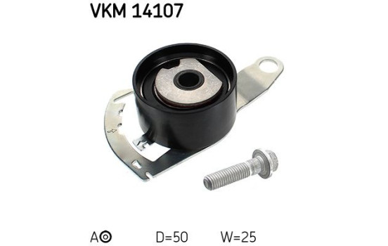 Tensioner Pulley, timing belt VKM 14107 SKF