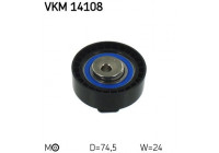Tensioner Pulley, timing belt VKM 14108 SKF