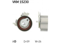 Tensioner Pulley, timing belt VKM 15230 SKF