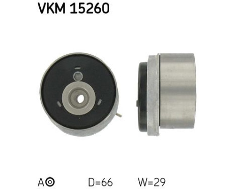 Tensioner Pulley, timing belt VKM 15260 SKF