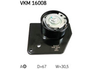 Tensioner Pulley, timing belt VKM 16008 SKF