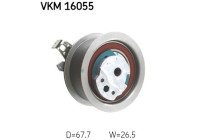 Tensioner Pulley, timing belt VKM 16055 SKF