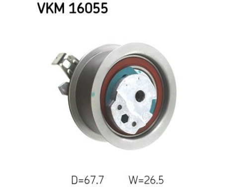 Tensioner Pulley, timing belt VKM 16055 SKF
