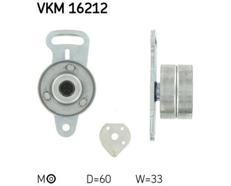 Tensioner Pulley, timing belt VKM 16212 SKF