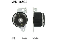 Tensioner Pulley, timing belt VKM 16501 SKF