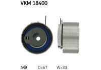 Tensioner Pulley, timing belt VKM 18400 SKF