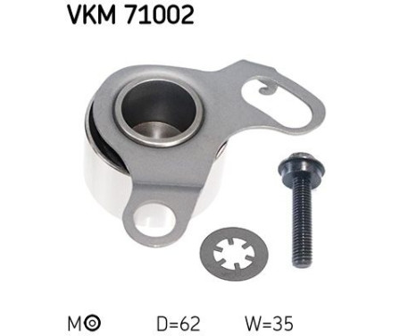 Tensioner Pulley, timing belt VKM 71002 SKF, Image 2