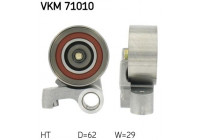Tensioner Pulley, timing belt VKM 71010 SKF
