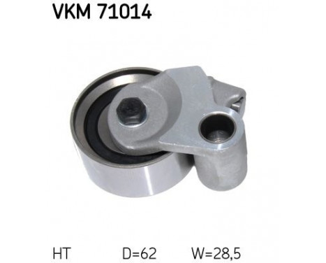 Tensioner Pulley, timing belt VKM 71014 SKF, Image 2