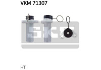 Tensioner Pulley, timing belt VKM 71307 SKF