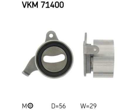 Tensioner Pulley, timing belt VKM 71400 SKF