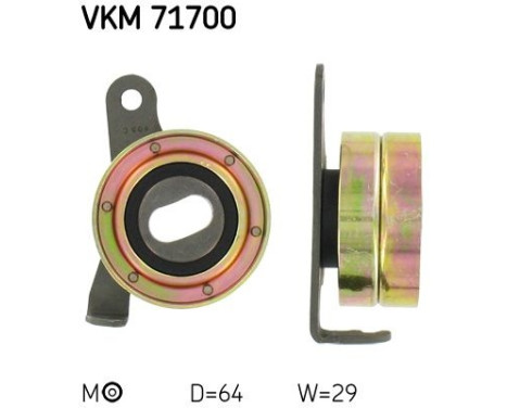 Tensioner Pulley, timing belt VKM 71700 SKF