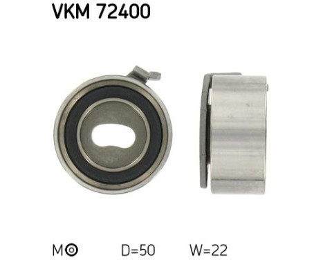 Tensioner Pulley, timing belt VKM 72400 SKF