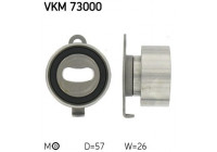 Tensioner Pulley, timing belt VKM 73000 SKF