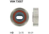 Tensioner Pulley, timing belt VKM 73007 SKF