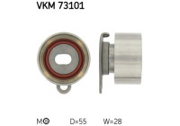 Tensioner Pulley, timing belt VKM 73101 SKF