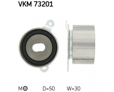 Tensioner Pulley, timing belt VKM 73201 SKF