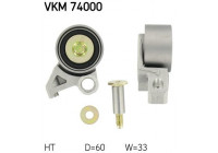Tensioner Pulley, timing belt VKM 74000 SKF