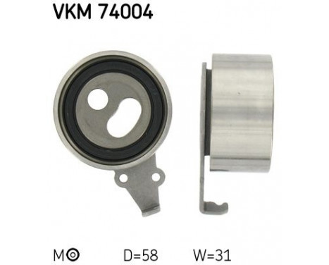 Tensioner Pulley, timing belt VKM 74004 SKF