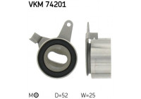 Tensioner Pulley, timing belt VKM 74201 SKF