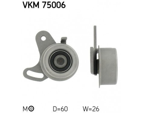 Tensioner Pulley, timing belt VKM 75006 SKF