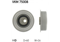 Tensioner Pulley, timing belt VKM 75008 SKF