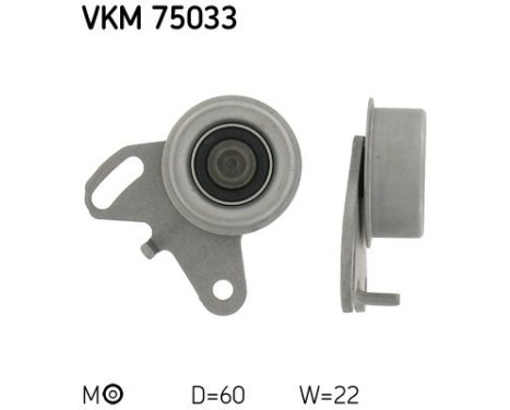 Tensioner Pulley, timing belt VKM 75033 SKF