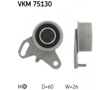 Tensioner Pulley, timing belt VKM 75130 SKF