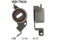 Tensioner Pulley, timing belt VKM 75616 SKF