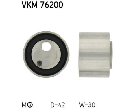 Tensioner Pulley, timing belt VKM 76200 SKF