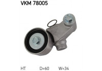 Tensioner Pulley, timing belt VKM 78005 SKF